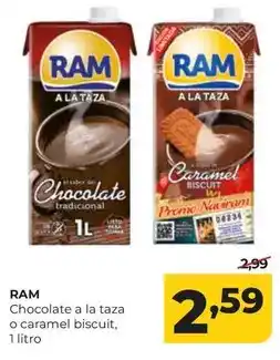 Alimerka Ram - chocolate a la taza o caramel biscuit oferta