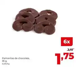 Alimerka Palmeritas de chocolate oferta