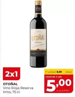 Alimerka Otoñal - vino rioja reserva tinto oferta