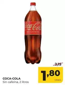 Alimerka Coca-cola - sin cafeina oferta