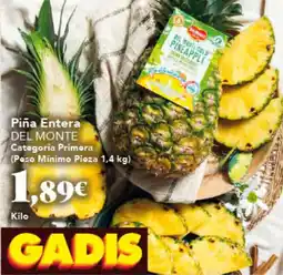 Gadis DEL MONTE Piña Entera oferta