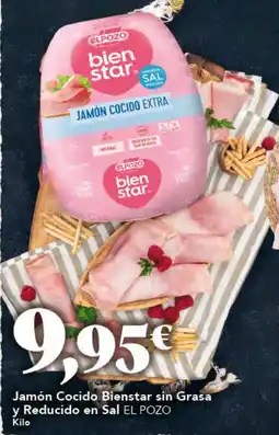 Gadis EL POZO Jamón Cocido Bienstar sin Grasa y Reducido en Sal oferta