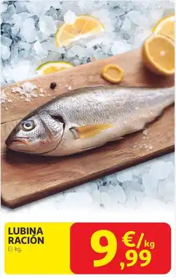 Alcampo Lubina ración oferta