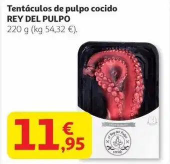 REY DEL PULPO Tentáculos de pulpo cocido