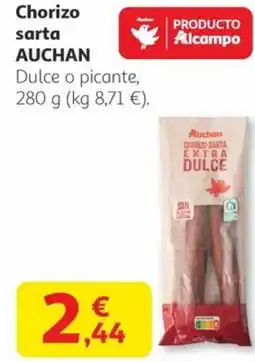 Alcampo AUCHAN Chorizo sarta oferta