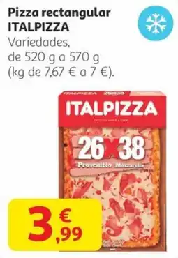 Alcampo ITALPIZZA Pizza rectangular oferta