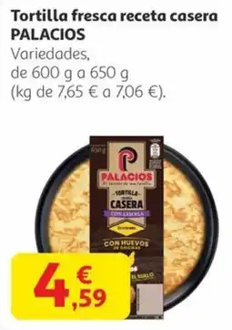 Alcampo PALACIOS Tortilla fresca receta casera oferta