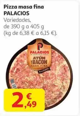 Alcampo PALACIOS Pizza masa fina oferta