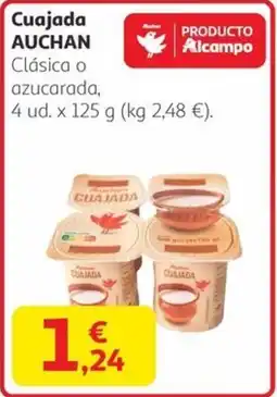 Alcampo AUCHAN Cuajada oferta