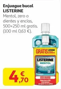 Alcampo LISTERINE Enjuague bucal oferta