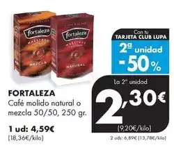 Supermercados Lupa Fortaleza - cafe molido natural o mezcla oferta