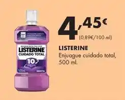 Supermercados Lupa Listerine - enjuague cuidado total oferta