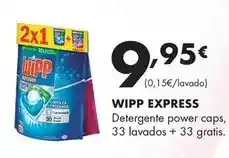 Supermercados Lupa Wipp express - detergente power caps oferta
