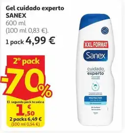 Alcampo SANEX Gel cuidado experto oferta