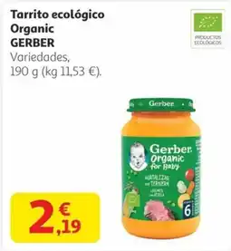 Alcampo GERBER Tarrito ecológico Organic oferta