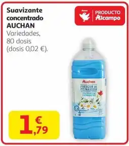 Alcampo AUCHAN Suavizante concentrado oferta