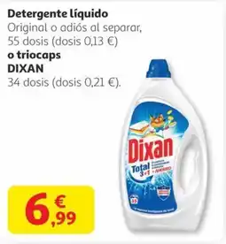 Alcampo DIXAN Detergente líquido o triocaps oferta