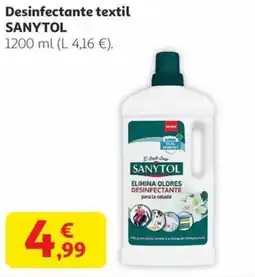 Alcampo SANYTOL Desinfectante textil oferta
