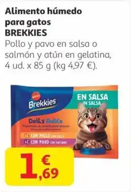 Alcampo BREKKIES Alimento húmedo para gatos oferta