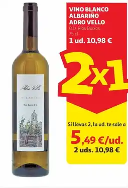 Alcampo Vino blanco albariño adro vello oferta