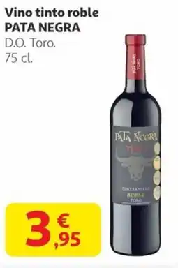 Alcampo PATA NEGRA Vino tinto roble oferta
