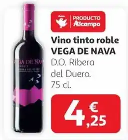 Alcampo VEGA DE NAVA Vino tinto roble oferta