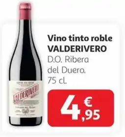 Alcampo VALDERIVERO Vino tinto roble oferta