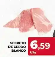 Spar Tenerife Blanco - secreto de cerdo oferta