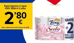 Cash Fresh Foxy - papel higienico 3 capas oferta