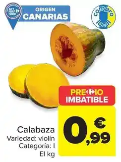 Carrefour Calabaza oferta