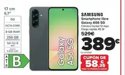 Carrefour Samsung - smartphone libre galaxy a56 5g oferta