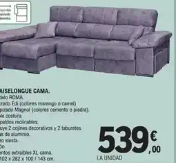E.Leclerc Chaiselongue cama oferta
