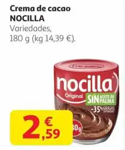 Alcampo NOCILLA Crema de cacao oferta