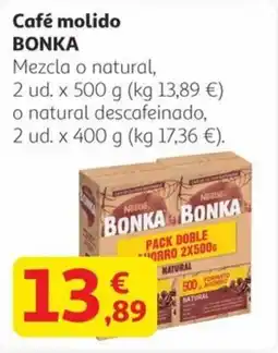 Alcampo BONKA Café molido oferta