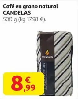 Alcampo CANDELAS Café en grano natural oferta