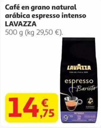 LAVAZZA Café en grano natural arábica espresso intenso