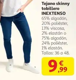 Alcampo INEXTENSO Tejano skinny tobillero oferta
