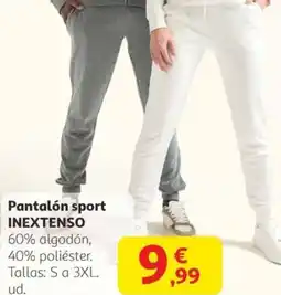 Alcampo INEXTENSO Pantalón sport oferta