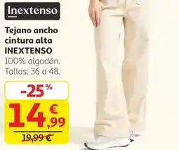 Alcampo INEXTENSO Tejano ancho cintura alta oferta