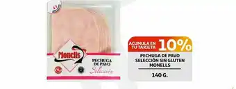 Alcampo Pechuga De Pavo Selección Sin Gluten Monells oferta