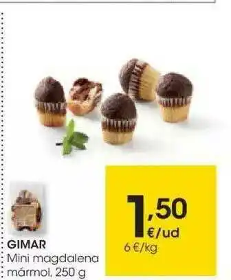 Eroski Gimar Mini Magdalena Mármol oferta
