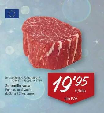 Makro Solomillo Vaca oferta