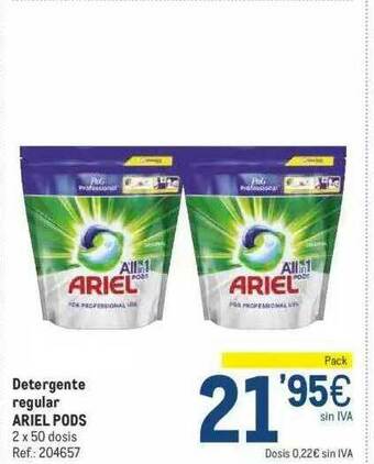 Makro Detergente Regular Ariel Pods oferta
