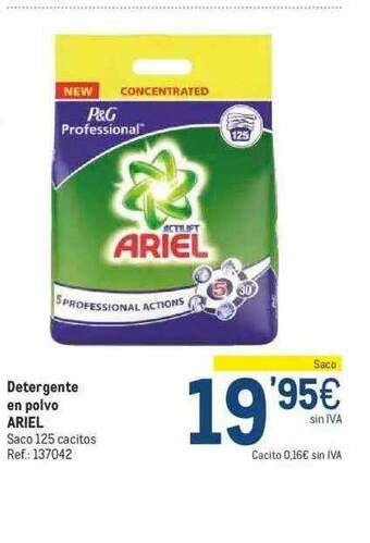 Makro Detergente En Polvo Ariel oferta