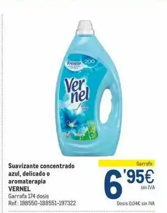 Makro Suavizante Concentrado Azul Delicada O Aromaterapia Vernel oferta