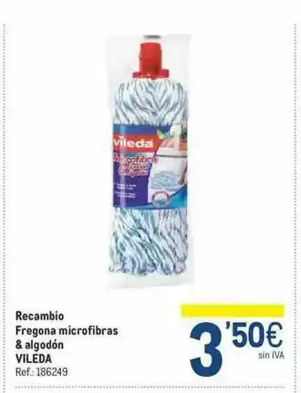 Makro Recambio Fregona Microfibras & Algodón Vileda oferta
