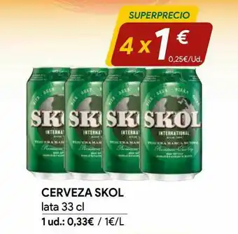 Masymas Cerveza Skol oferta