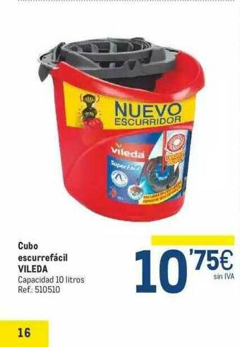 Makro Cubo Escurrefácil Vileda oferta