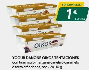 Masymas Yogur Danone Oikos Tentaciones oferta