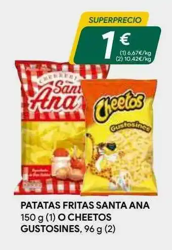 Masymas Patatas Fritas Santa Ana O Cheetos Gustosines oferta